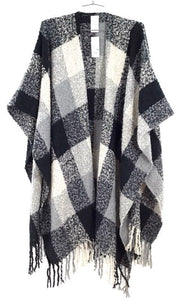 NWT Woolrich Women's Multicolor Plaid Wrap Shawl - One Size