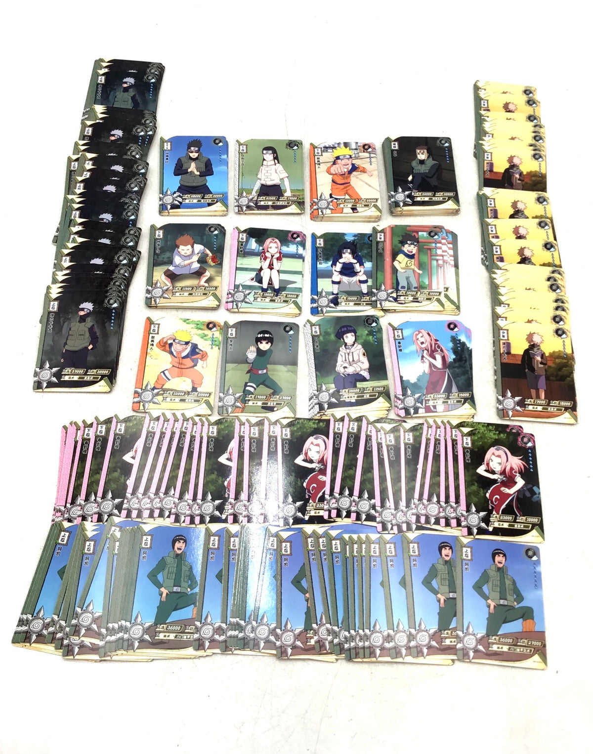 11.1 lbs. Lot Of Naruto Narutimate X Cards. Medium Box, Unsorted