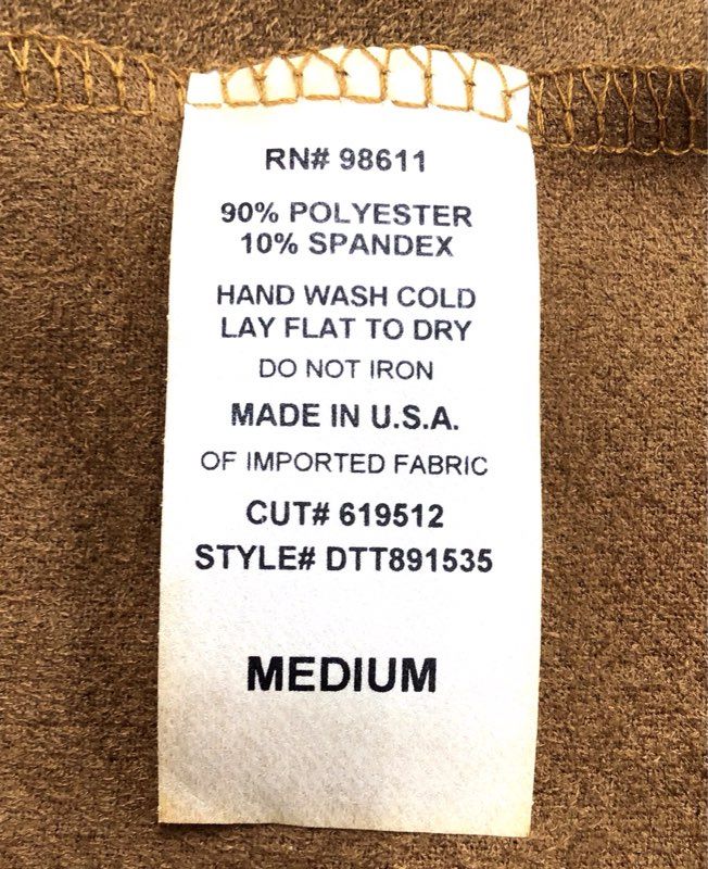 Vintage NWT Eight Sixty Women's Brown Suede V-Neck A-Line Dress - Size M