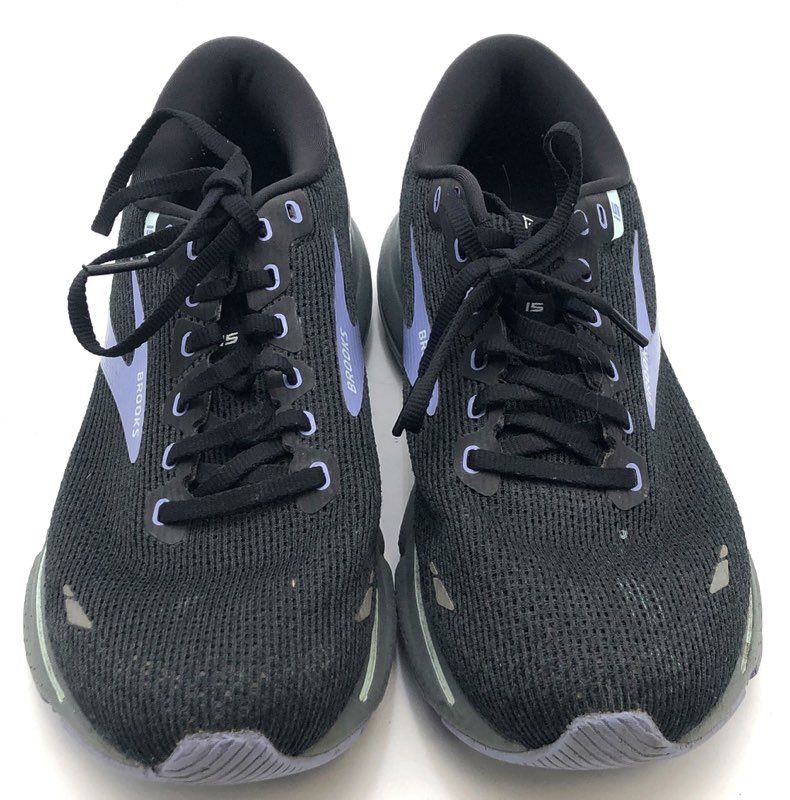 Brooks Ghost 15 Black Purple Women's Running Shoes Size 11