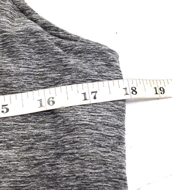 The North Face Women's Gray Heather Full Zip Quilted Insulated Puffer Vest Sz S