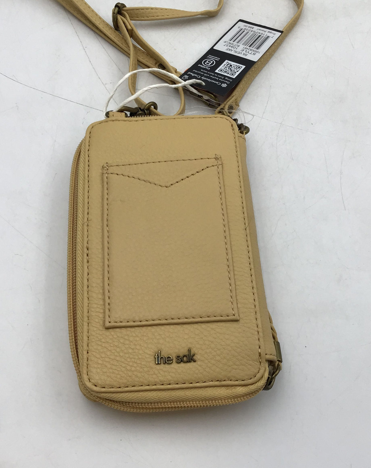 NWT The Sak Women&#39;s Buttercup Silverlake Leather Smartphone Crossbody Bag