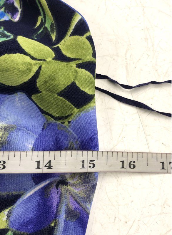 NWT Metaphor Women's Navy Peri Floral A-Line Dress - Size 16