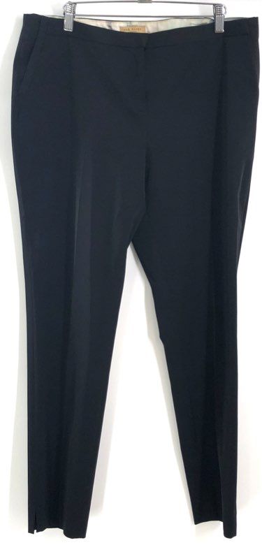 Ted Baker Women's Navy Clandet Tapered Stretch Dress Pants Trousers Sz 4