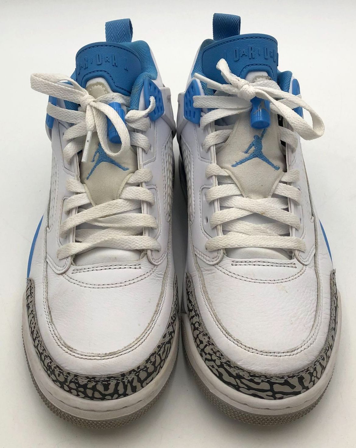 Nike Air Jordan Spizike Low 'UNC' Men's White/Grey/Blue Sneakers - Size 9 (+COA)