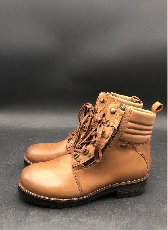 Softwalk Women's Everett Brown Combat Boots - Size 12W
