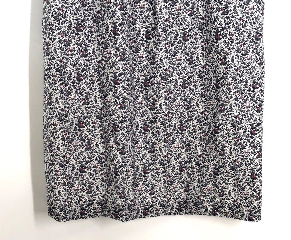 J.Crew Women's Strapless Floral Cotton Silk Blend Tiered Dress Blue NWT Sz 4