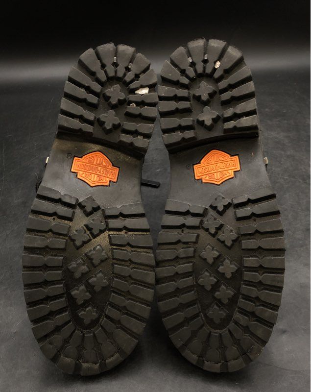 Harley-Davidson Women's Calvert 8-Inch Black Biker Boots - Size 5.5M