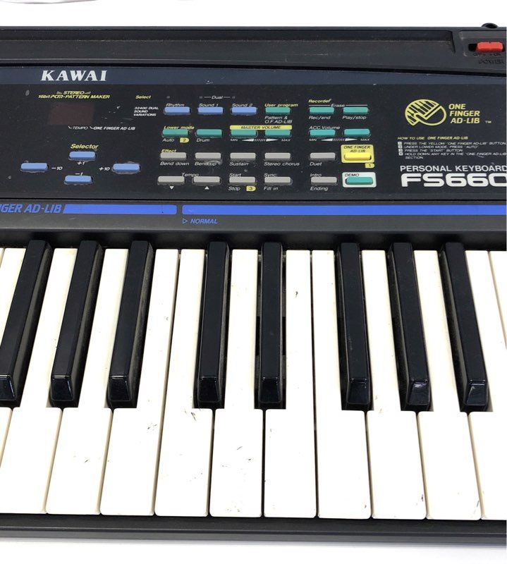 Kawai FS660 Personal Electronic Keyboard 49-Key Vintage 80s Programmable