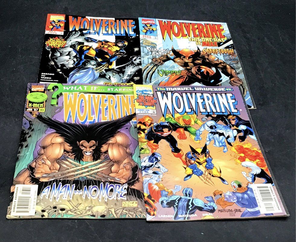 Marvel Comic Book Lot 1980s-1990s Superhero Approximately 25 Comics