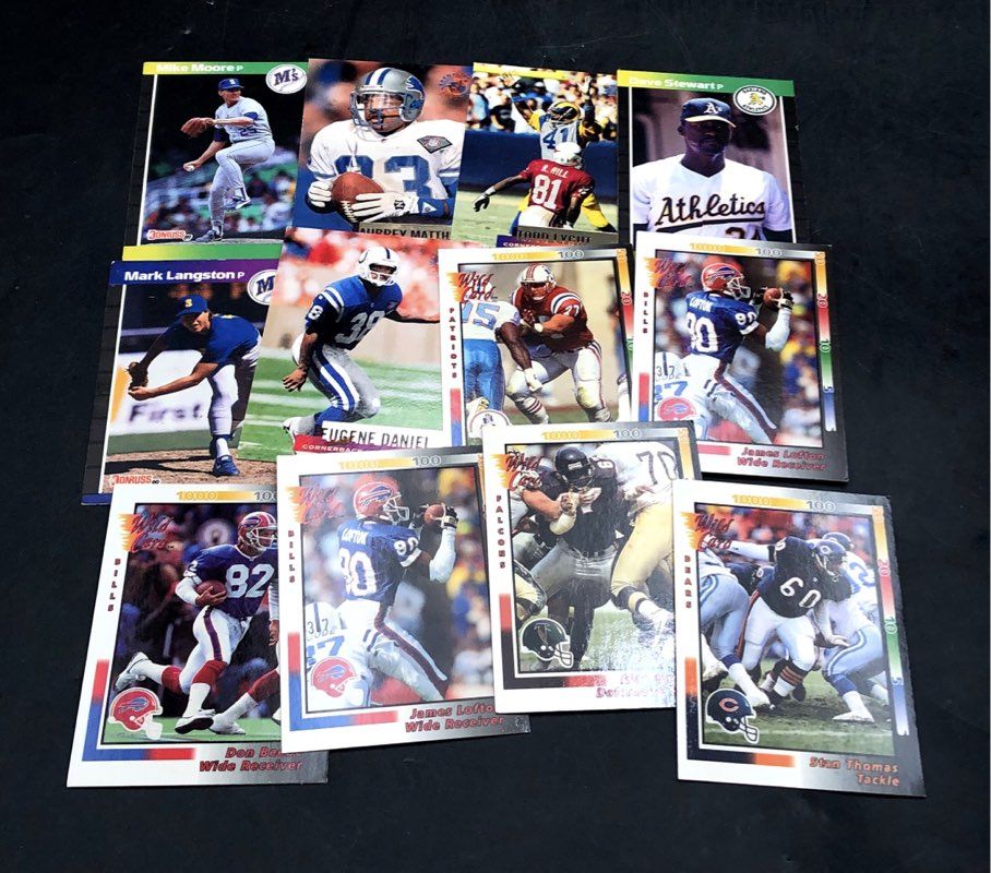 Mixed Sports Card Lot 11+ Lbs Football Baseball Late 1980s-Early 1990s