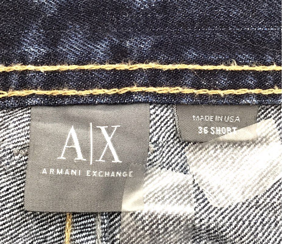 Armani Exchange Denim Straight Jeans - Size 36Short