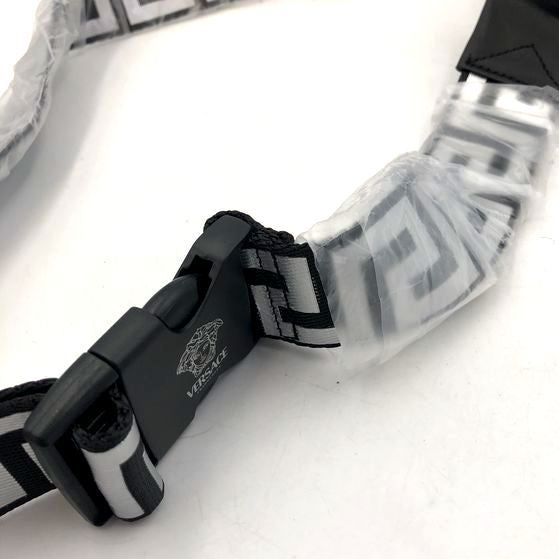 Versace Fragrances Designer Belt Bag/Fanny Pack with Silver-Tone Hardware