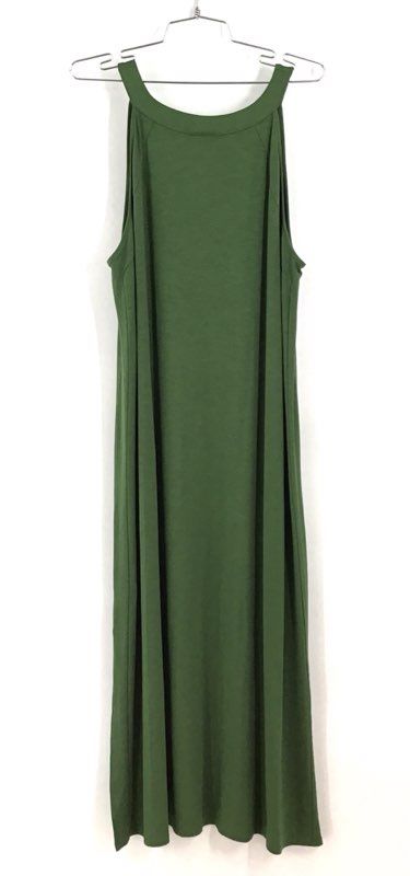 NWT J. Jill Women&#39;s Palm Green Long Maxi Dress - Size XL