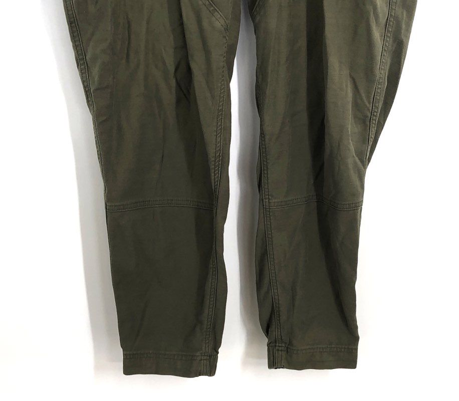 REI Co-op Men's Olive Green Canvas Jogger Utility Pants Drawstring Sz 38x32
