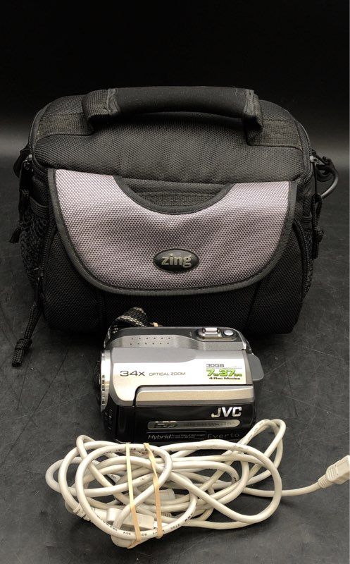JVC Everio Camcorder With Cable Included, Case