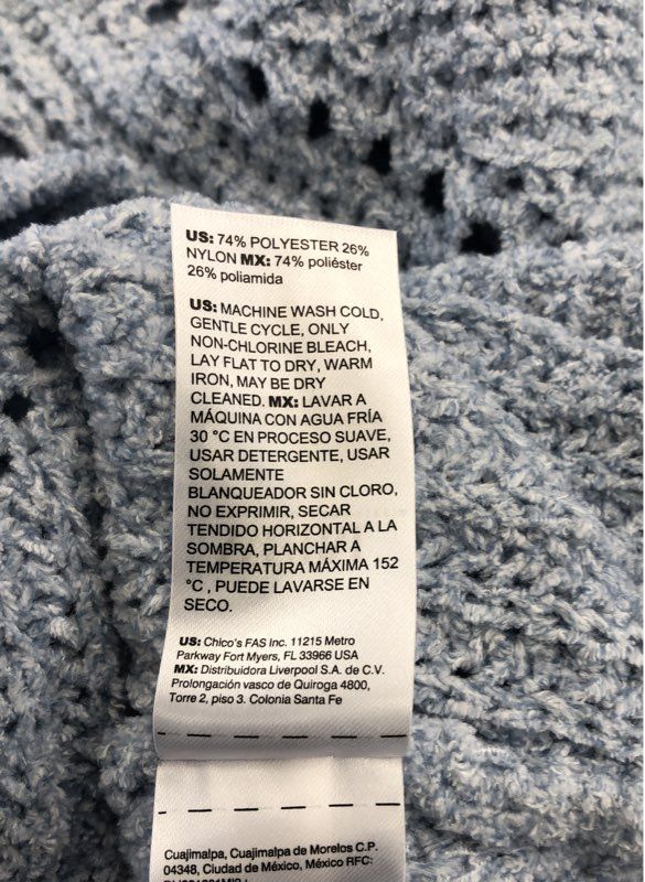 NWT White House Black Market Women's Vintage Indigo Sweater - Size M