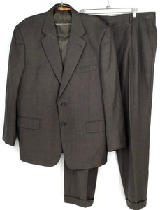 Richard Harris Men's Brown Blazer And Pants 2-Piece Suit - Size 40