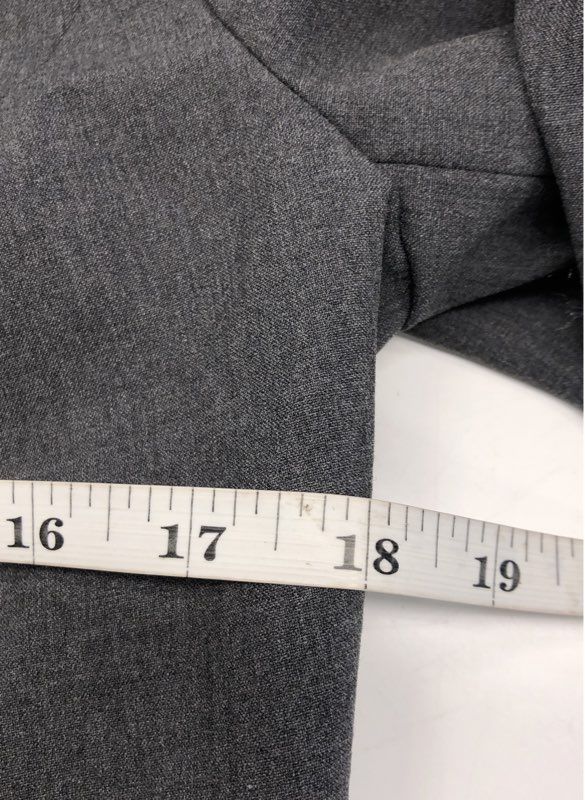 The Limited Women's Gray Bell Sleeve Open Front Cropped Blazer Jacket Sz 2 NWT
