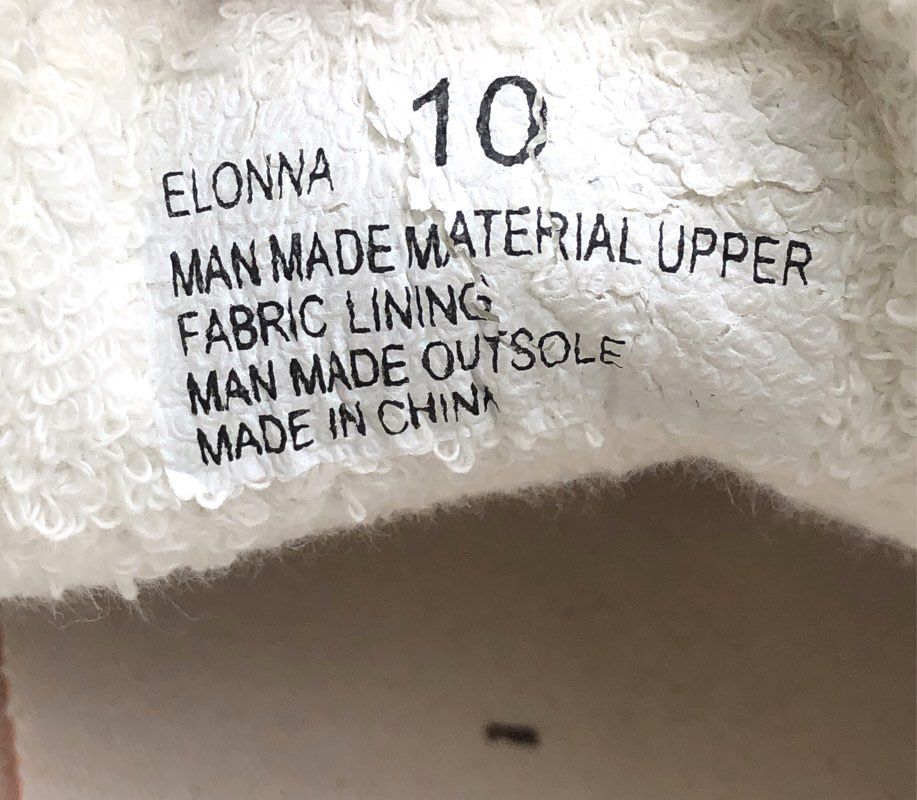 Yellow Box Elonna White Star Platform Sneakers Women's Size 10