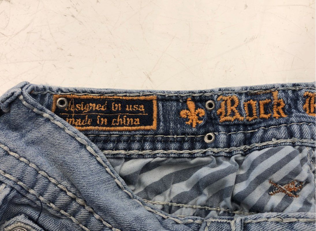 Rock Revival Women's Blue Denim Bootcut Jeans - Size 27