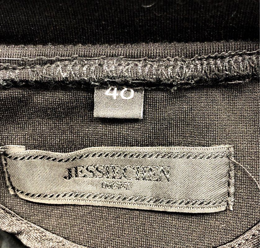Alexander Wang Women's Black Tapered Jogger Sweatpants Zip Pockets Sz 40