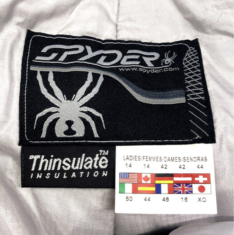 Spyder Women's Black Thinsulate Insulated Ski Snowboard Pants Sz 14