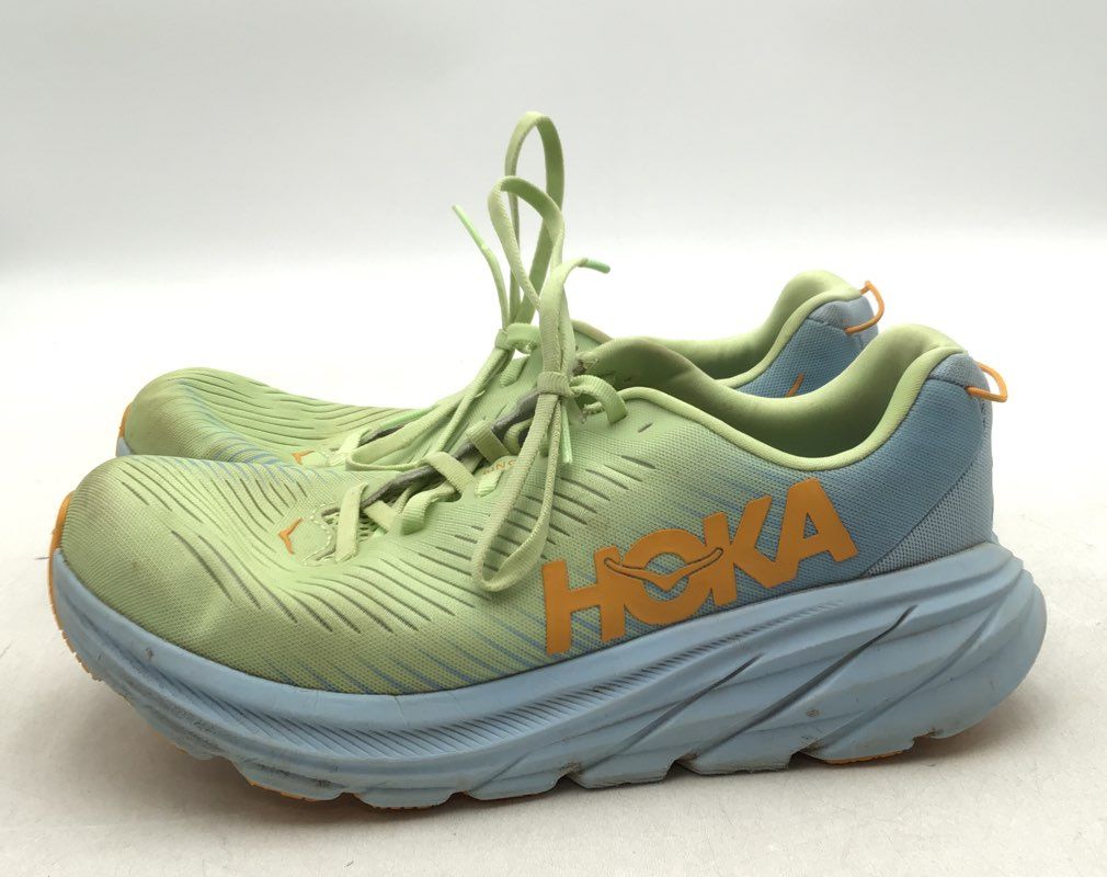 Hoka One One Women&#39;s Rincon 3 Wide 1121371 Green Running Shoes - Size 9.5 D