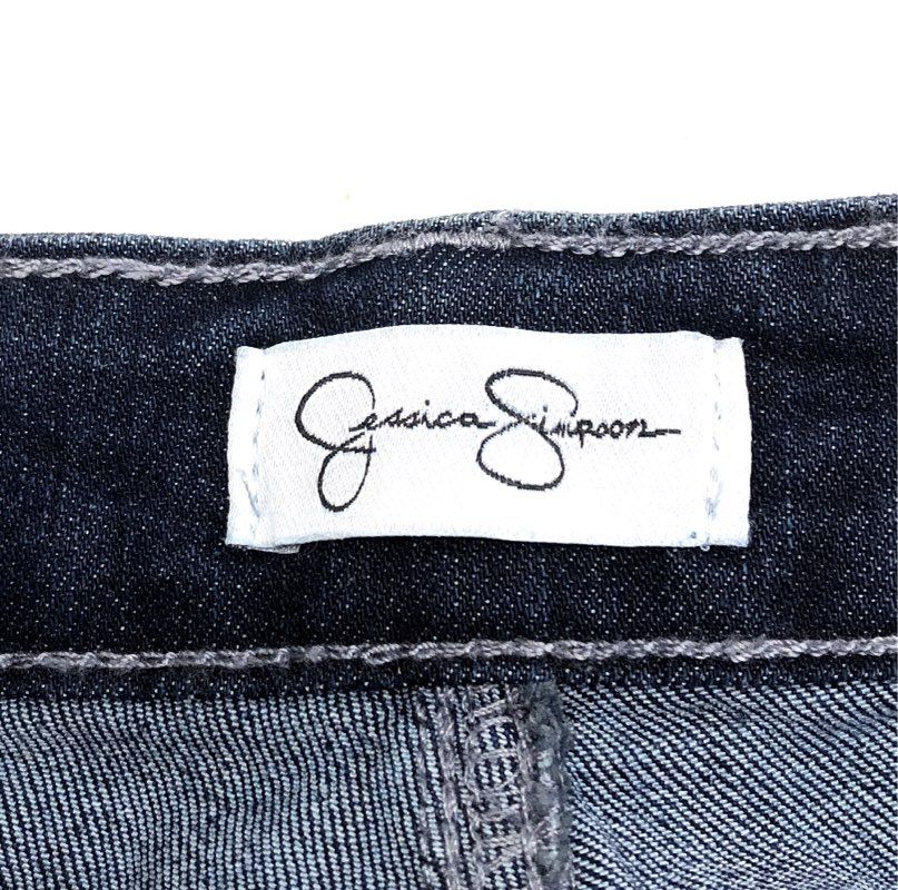 Jessica Simpson Women's Dark Blue Wash Stretch Denim Skinny Jeans Size 8