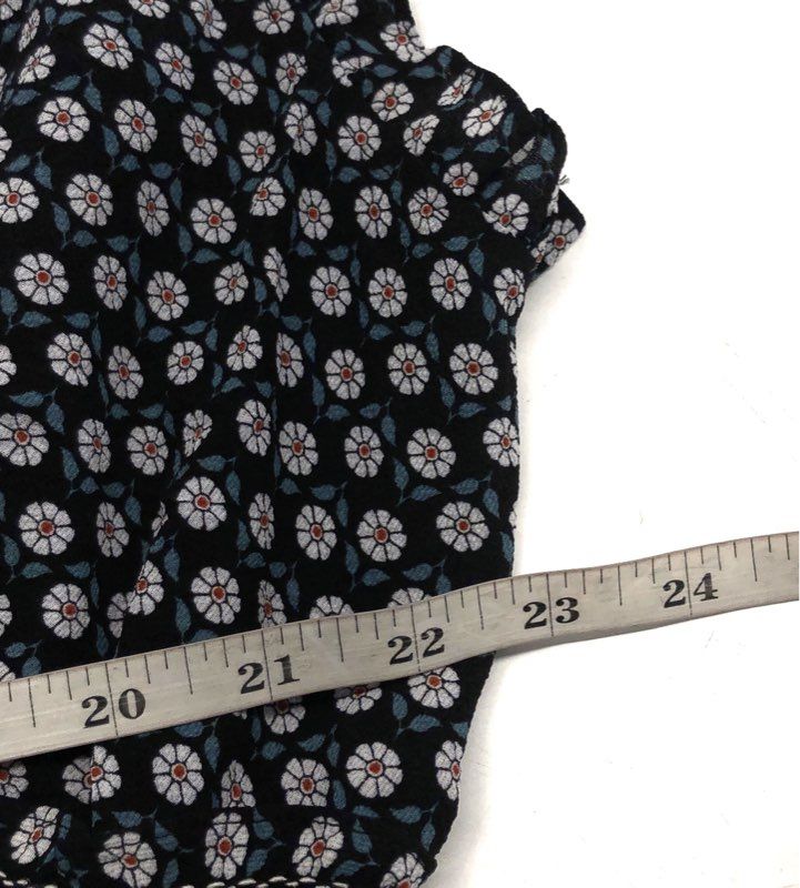 Max Studio London Women's Black Floral Jumpsuit Smocked Waist Ruffle Sz 2X NWT