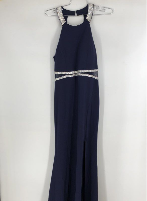 NWT My Michelle Women's Navy Maxi Dress - Size 13