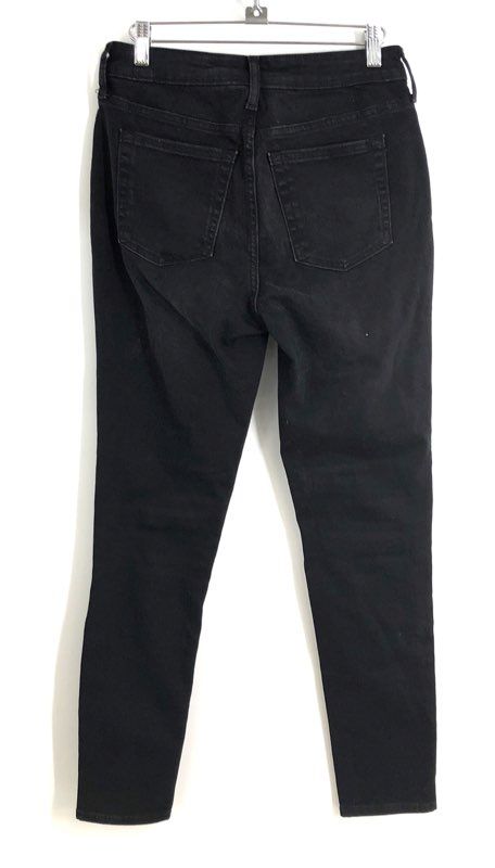 Free Assembly Women's Black Skinny High Rise Distressed Jeans Sz 6