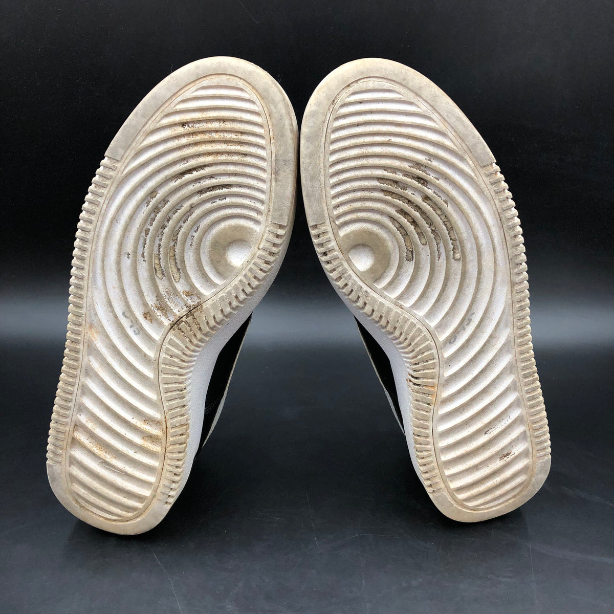 Nike Women's Court Vision Alta Black White Platform Low Top Sneakers Size 8