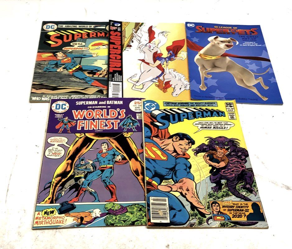 DC Comics Bronze Modern Age Superhero Lot Approximately 25 Comics