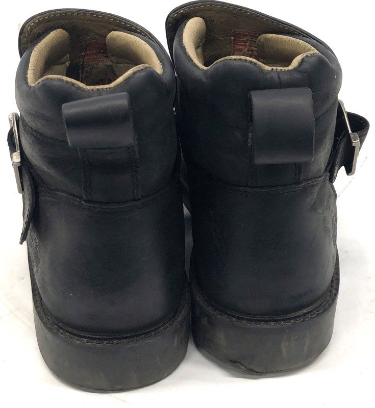 Harley-Davidson Men's Black Leather Ankle Buckle Boots Size 10