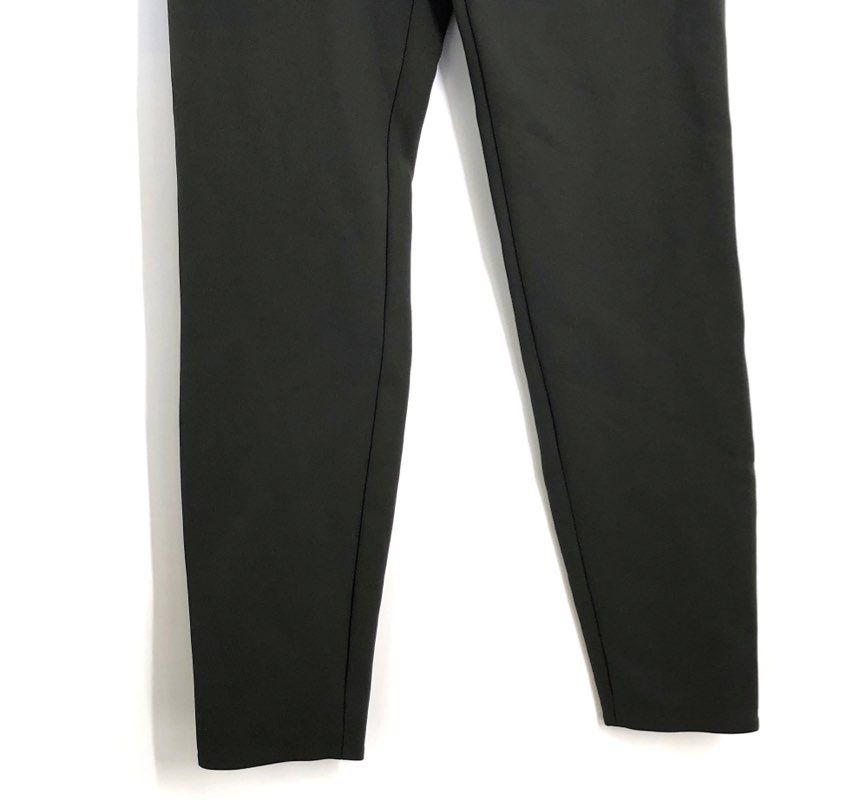 Theory Women's Black Yoke Legging High Rise Stretch Slim Pants Size S