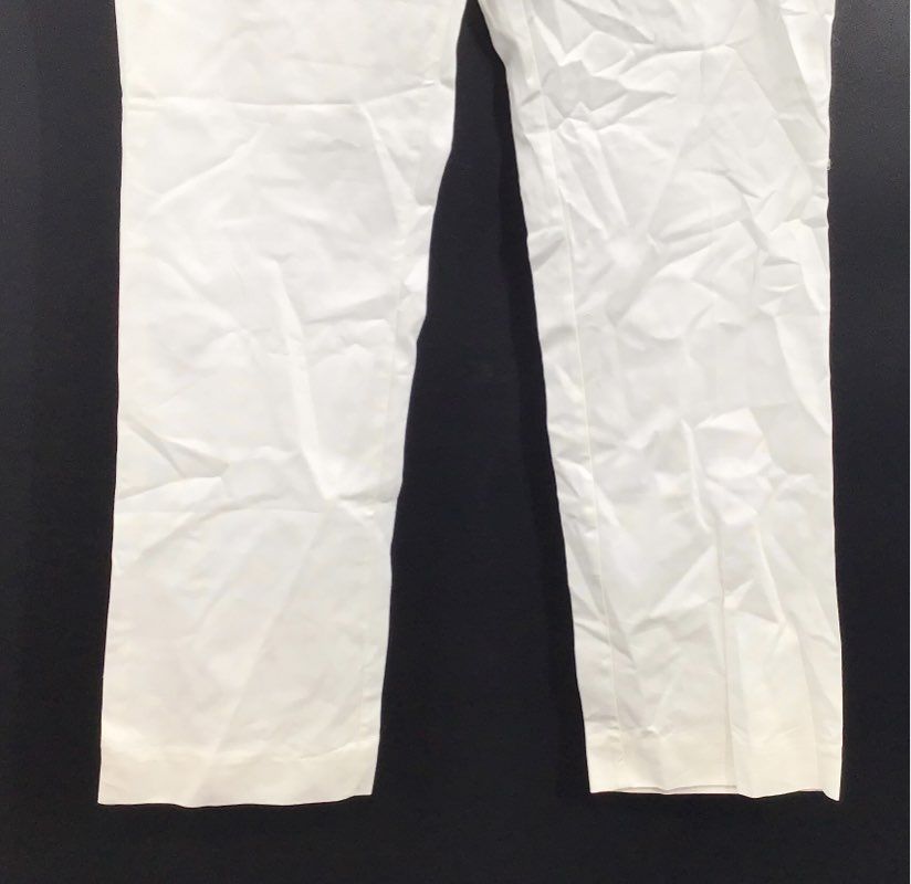 Worthington Women's White Modern Fit Slim Leg Stretch Cotton Pants Sz 14 NWT