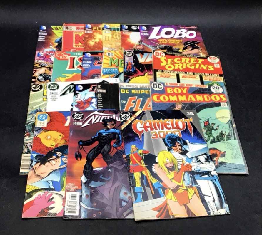 DC Comics Lot of 21 Mixed Era Bronze to Modern Age Superhero Books