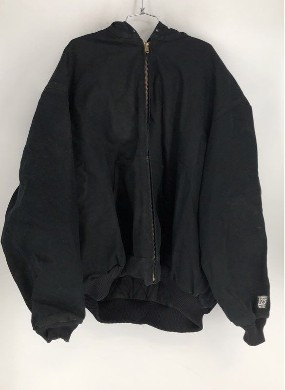 Vintage Carhartt Men's Black Bomber Jacket - Size 5XL