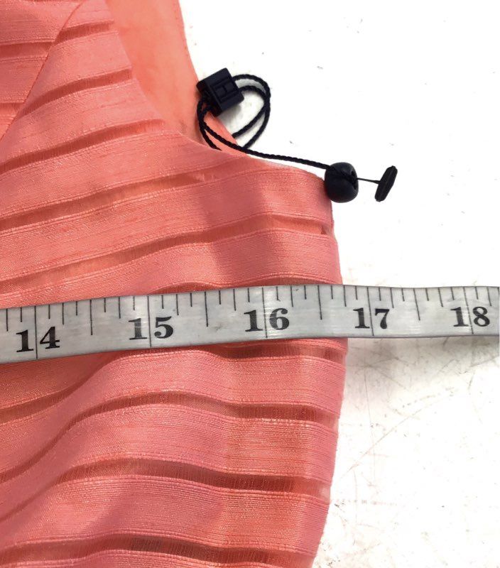 NWT Tommy Hilfiger Women's Coral Striped Fit And Flare Dress - Size 2