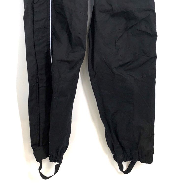 Vintage Y2K Harley-Davidson Black Riding Overpants Reflective Side Zip Sz S