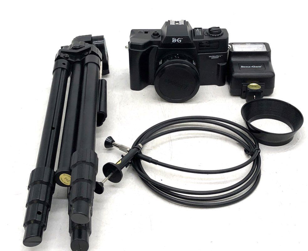 Benz Gant Helioflex 3000T Film Camera With Accessories Included Tripod Lens