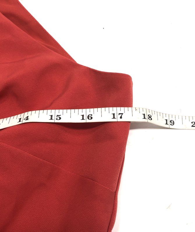 Vince Camuto Women's Red Draped Front Halter Neck Sleeveless Dress Size 6 NWT