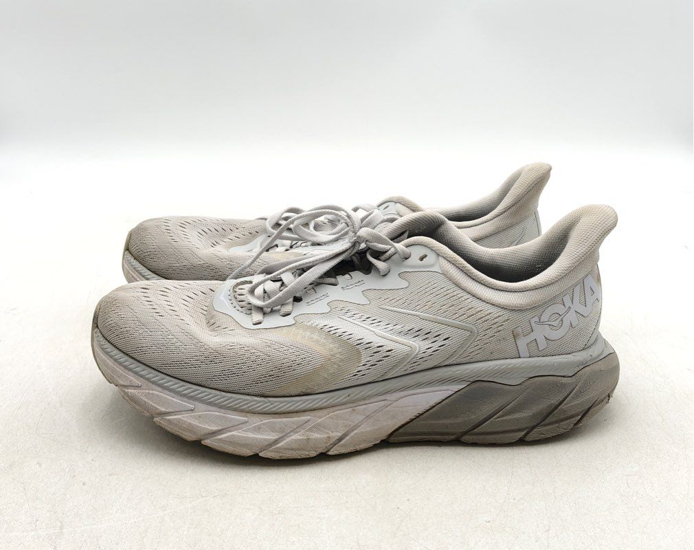 Hoka One One Women&#39;s Arahi 5 1115012 LRDR Gray Athletic Shoes - Size 9.5B