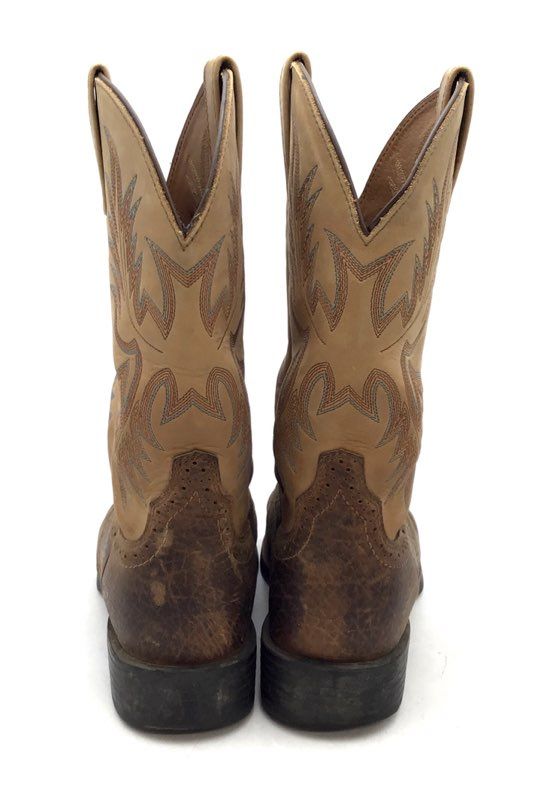Ariat Heritage Roughstock Brown Rowdy Leather Western Cowboy Boots Size 8.5 D