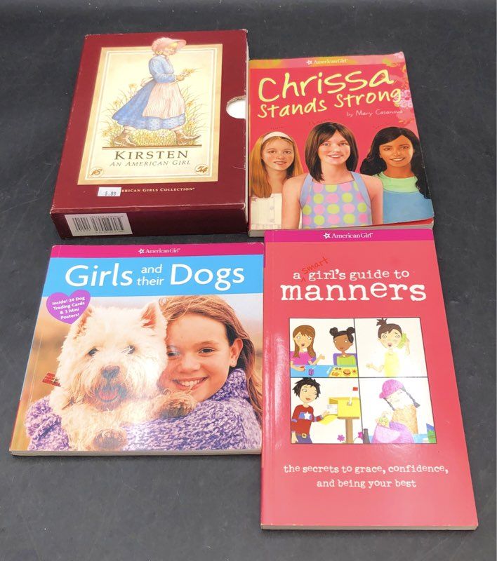 American Girl Book Lot Kirsten Pleasant Company Box Set Chrissa 9 Books Total