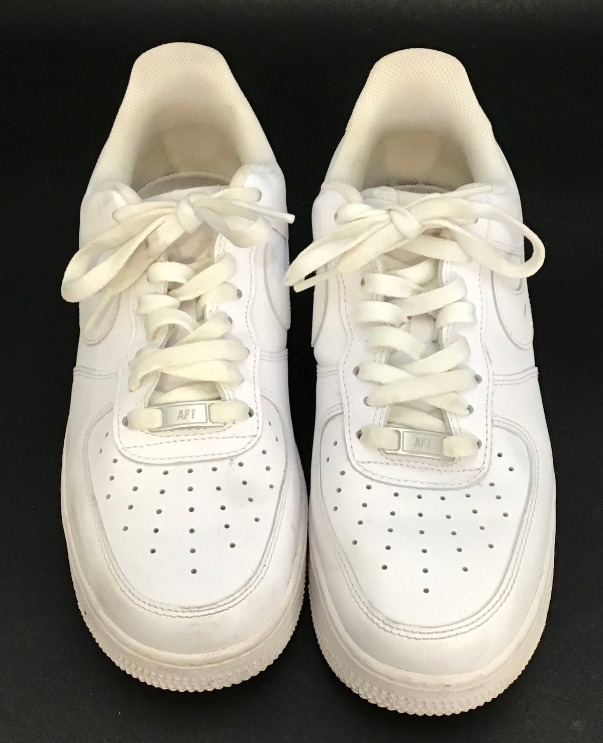 Nike Men&#39;s Air Force 1 &#39;07 White Athletic Shoes - Size 8.5