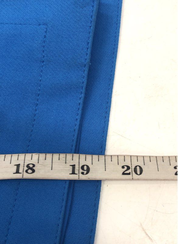 LOFT Women's Blue Button Front Mini Skirt Cotton Blend Sz 10 NWT