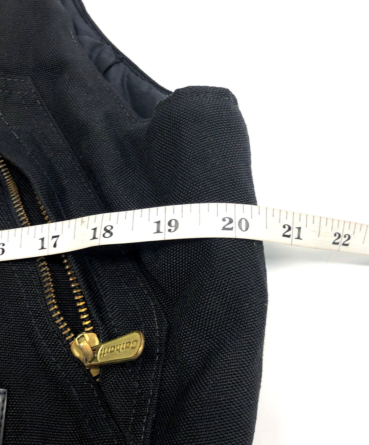 Carhartt Men's Black Arctic Quilt Lined Nylon Bib Overalls R22 Sz 32x30