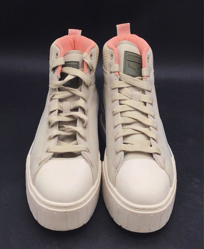 Puma Mayze Mid Platform Sneakers Pristine Rose Quartz Women's Size 8.5